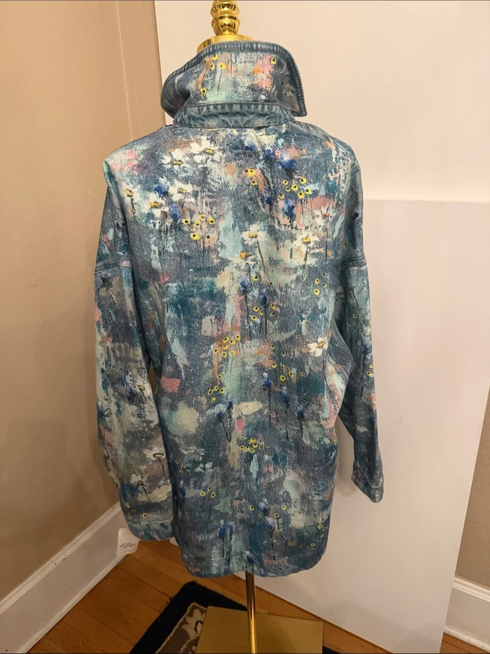 Free People We The Free Madison City Illusions Denim Jacket Small NWT - Picture 7 of 12